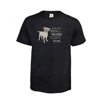 Its All FUN and GAMES until someone ends up in a CONE Tee Unisex,Clothing for Dog Lovers