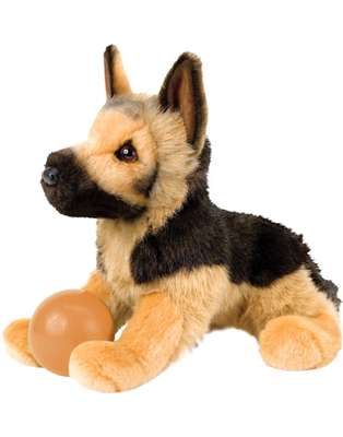 German Shepherd Plush Stuffed Animal "General" SaltyPaws.com
