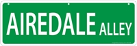 Airedale Street Sign "Airedale Alley"