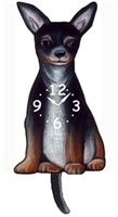Chihuahua Wagging Tail Clock www.SaltyPaws.com