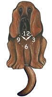 Bloodhound Wagging Tail Clock www.SaltyPaws.com