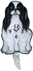 Japanese Chin Wagging Tail Clock www.SaltyPaws.com