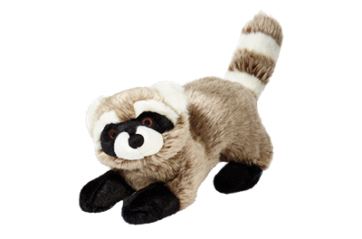 Dog Toy Tough Plush Rocket Raccoon at SaltyPaws.com
