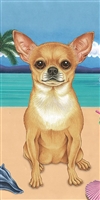 Chihuahua Dog Beach Towel www.SaltyPaws.com