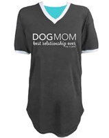 Dog Mom Sleep Shirt at www.saltypaws.com