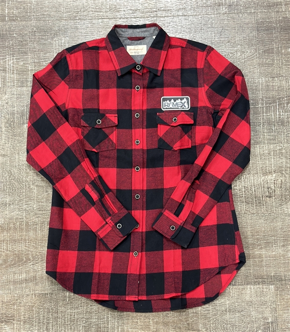 Rave X Womens Buffalo Plaid Flannel