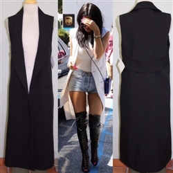 Tailored Long Vest