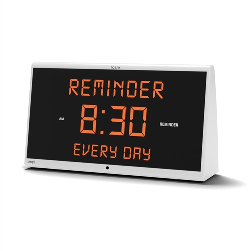 reminder rosie voice controlled alarm clock dementia alzheimers medication
