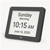 robin reminder day clock with alarm reminders for Alzheimer's, stroke, and dementia