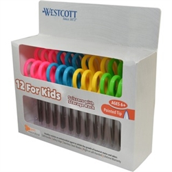 12PK WESTCOTT POINTED SCISSOR KID - ACM14872