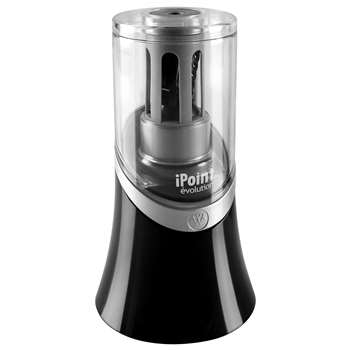 Black & Silver Electric Westcott Ipoint Evolution Pencil Sharpener By Acme United