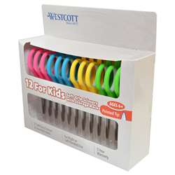 Shop Westcott Soft Handle 5In Classpack Kids Scissors Pointed - Acm15972 By Acme United