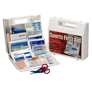 10 Person Sports First Aid Kit Plastic Case, ACMSM134
