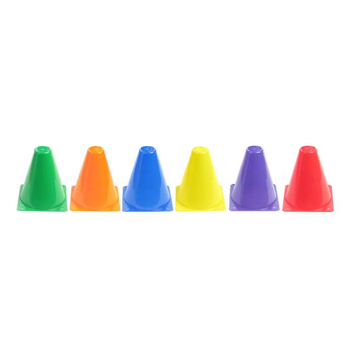 Rigid Plastic Cones 6&quot; Set Of 6, AEPYTB018