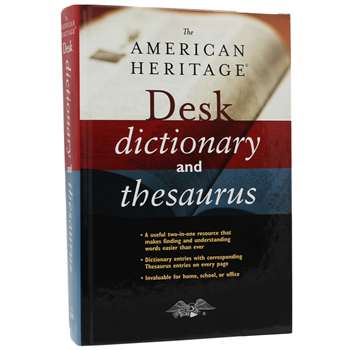 The American Heritage Desk Dictionary And Thesauru, AH-9780544176188