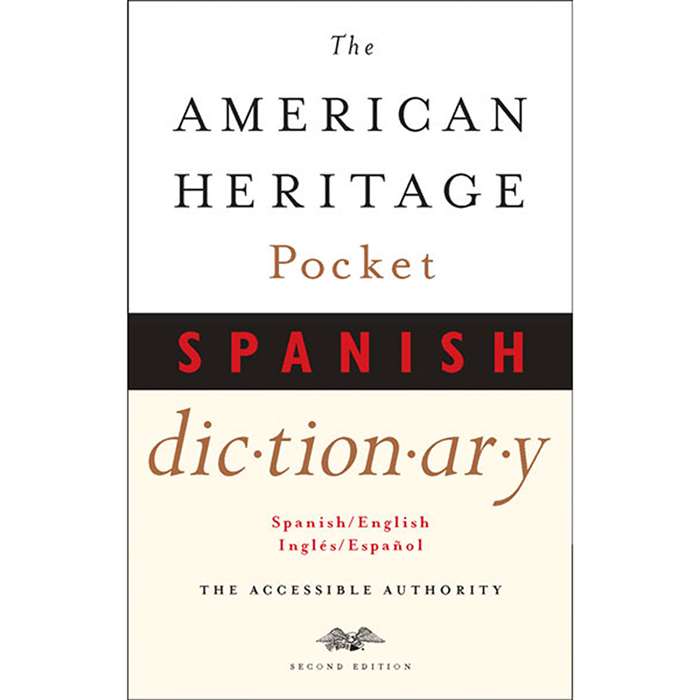 American Heritage Pocket Spanish Dictionary By Houghton Mifflin