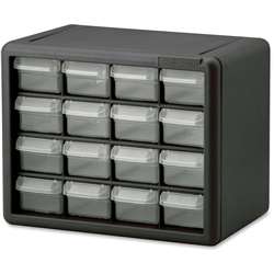 Akro-Mils 16-Drawer Plastic Storage Cabinet - AKM10116