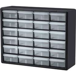Akro-Mils 24-Drawer Plastic Storage Cabinet - AKM10124