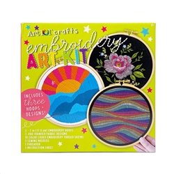 ART 101 EMBROIDERY ART KIT - AOO40066MB