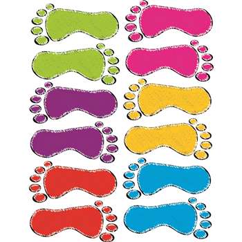 Die-Cut Magnet Scribble Footprints, ASH10058