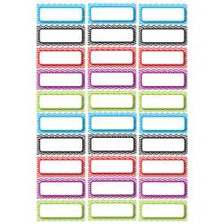 Die Cut Magnets Assorted Color Chevron Nameplates, ASH10077