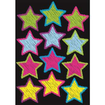 Die-Cut Magnet Scribble Stars, ASH10086