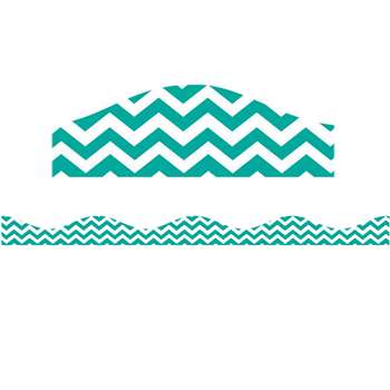 Shop Magnetic Border Turquoise Chevron - Ash10173 By Ashley Productions