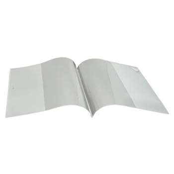 Clear Book Covers 8 1/2Inx11&quot; Smart Poly, ASH10571