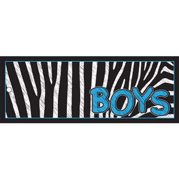 Boys Pass 9X35 Zebra 2 Sided Laminated, ASH10642