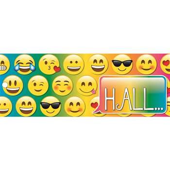 Laminated Emoji Hall Pass, ASH10665