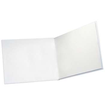 White Hardcover Blank Book 8.5 X 11 By Ashley Productions