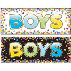 Boys Pass 9x35 Confetti Laminated 2 Sided, ASH10748