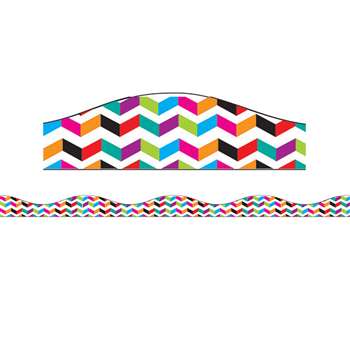 Big Magnetic Border Multi Color Chevron, ASH11106