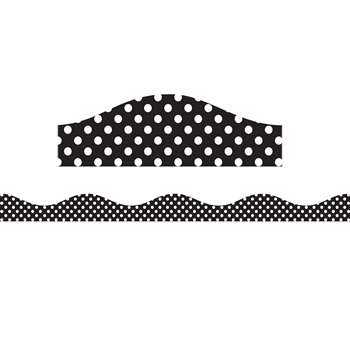 Big Magnetic Border Black & White Dots, ASH11122