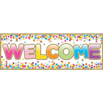 Magnetic Welcome Banner Confetti, ASH11311