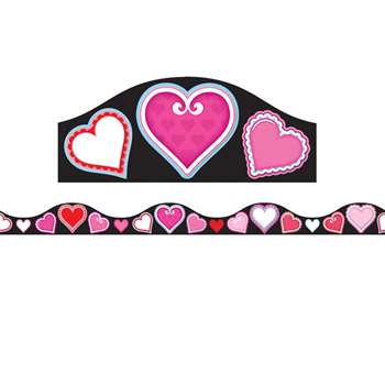 Magnetic Border Valentines Heart 1W Seasonal, ASH11419