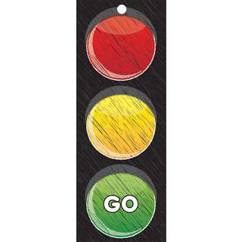 Traffic Light Card Stop Go 3X9 Laminated, ASH13000