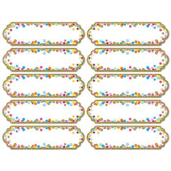 Magnetic Nameplates Confetti 10 Pcs, ASH18101