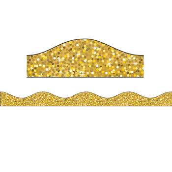 Big Magnetic Border Gold Sparkle, ASH30200