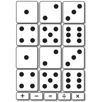 Foam Math Manipulatives Dice, ASH40012