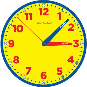Time Zone 12&quot; Instruction Clock, ASH50200