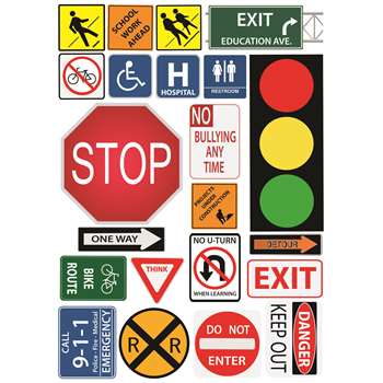 Safety/Class Sign Magnetic Mini Bulletin Board Set, ASH77007