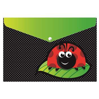 Decorated Poly Folder Ladybug, ASH90003