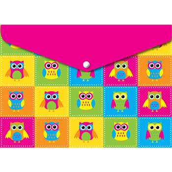 6 Pack Folder with Snap 95X13 Owls, ASH90602