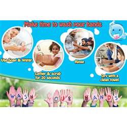 Chart 13X19 Make Time To Wash Your Hands Smart Pol, ASH91104