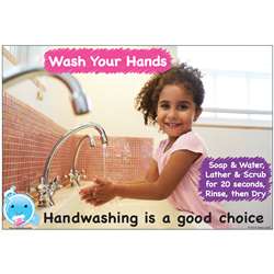 Chart 13X19 Handwashing Is A Good Choice Smart Pol, ASH91105
