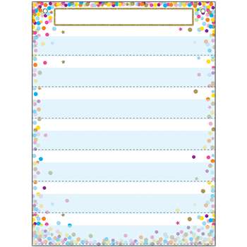 Pocket Chart 7 Pockets Confetti, ASH94200