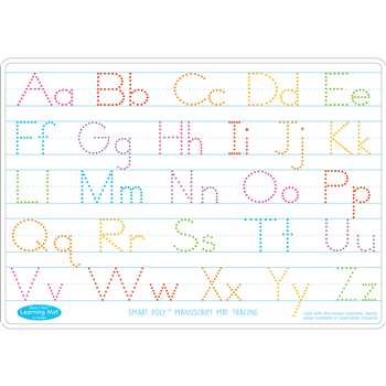 10Pk Manuscript Writing Mat 2 Side Write On Wipe O, ASH95612