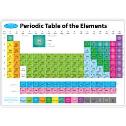 10Pk Periodic Table Mat 2 Sided Write On Wipe Off, ASH95615