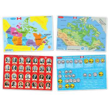 4Pk Canadian Education Learnng Mats Smart Poly, ASH95803